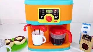 Toy Kitchen Appliances Coffee Maker | Pretend Cooking Play Set