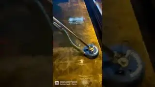 Professional concrete steam cleaning!😱