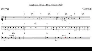 Suspicious Minds - Elvis Presley 1969 (Alto Sax Eb) [Sheet music]