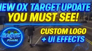 🔵 NEW OX_TARGET UPDATE in FiveM You MUST SEE! | Custom Logo + UI Effects 💥