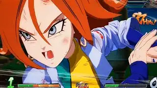 Dragon Ball FighterZ - NEW Android 21 (Lab Coat) DLC Gameplay (Combos, Moveset & Special Attacks)