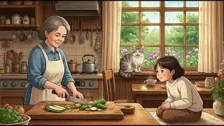 A Quiet Morning in an Old Family House 🌿 | Ghibli-Style Calm Life