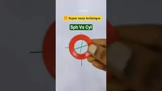 Spherical Vs Cylinder | How to differentiate? #optometry #lens #glass