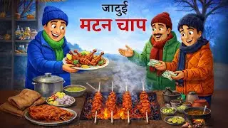 जादुई मटन चाप | Jaadui mutton chaap| Hindi Kahani | Food Cartoon Story | Hindi Kahaniyan
