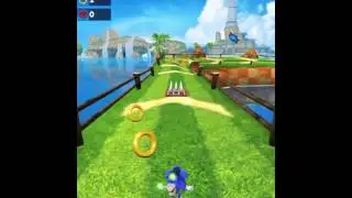 Sonic Dash - 7,590 points with Sonic (x10 multiplier)