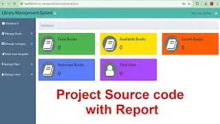 Library Management System project in PHP with Source Code || PHP Project with Source Code