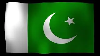 Pakistan Flag Loop 4K