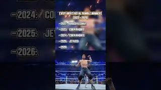 Every man who won the Royal Rumble P.8 #wwe #royalrumble #shortsviral #shortvideo #shorts
