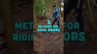 3 способа катания на горном велосипеде с дропом #mtb