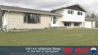 House for Sale in the RM of Springfield Manitoba | 58144 Millbrook Road