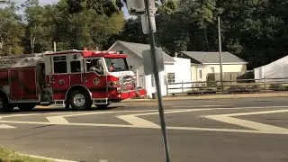 Mattituck Engine 3 (8-6-3) Responding | Landing Zone Footage