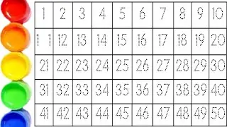 1 to 10 numbers name UKG LKG || 1 to 10 spelling | Numbers name 1 to 10 || Learn numbers | VIDEO 101