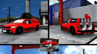 Meu carro novo Saveira rebaixada com som 