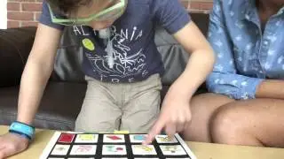 Jayden and mom talking using PODD