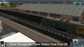 LOADING AND UNLOADING COAL (Trainz Sim)