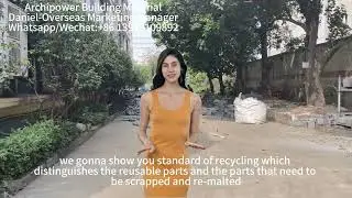 The recycling of the Archipower Aluminum formwork