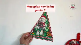 DIY Manopla de Cocina Navide&ntilde;a en Forma de &Aacute;rbol 🎄 | Tutorial de Costura Paso a Paso (Parte 2)