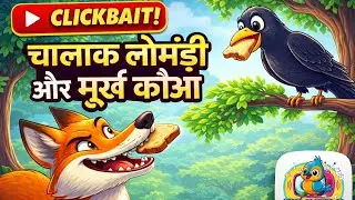 चालाक लोमड़ी और मूर्ख कौआ | Moral stories | Hindi kahaniyan | Kahani | Stories | Cartoon