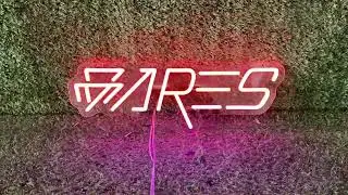ARES custom branded LED neon sign#neonsign #neon