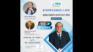 India Business Group - Knowledge Cafe Series - Jagdeep Kapoor