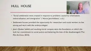 Social Work Pioneer -- Jane Addams