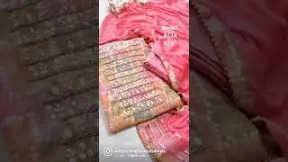 Modal Silk Salwar materials with chiffon dupatta