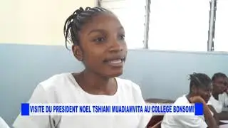 Dr Noel Tshiani Muadiamvita visite le Collège Bonsomi de Ndjili et exhorte les élèves à exceller