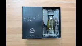 Armaf Club De Nuit Intense Man Pure Perfume Oil 20ML Version Unboxing & First Sniff!!!
