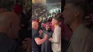 Cristiano Ronaldo meets Dana White at UFC Saudi Arabia
