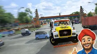 Indonesia Traffic Simulator । Heavy Truck Driving । Crazy Traffic Gameplay।Truck Bus Simulator