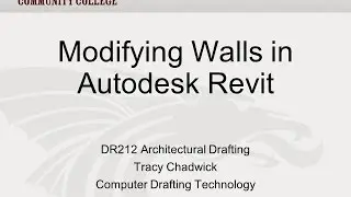 Editing Walls in Autodesk Revit