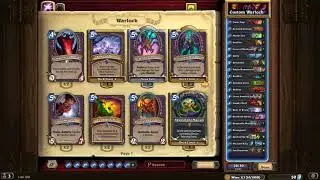 Hearthstone: The WitchWood Expansion Warlock Deck Rebuild (HD 1080p 60fps)
