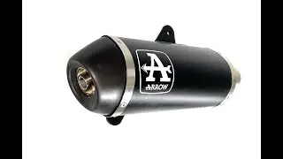 ARROW Auspuff DARK URBAN f&uuml;r Piaggio Vespa GTS 125 i.e. Modelljahr 2021-