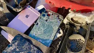 Restoring Destroyed abandoned Phone - Restoration Very old Phone
