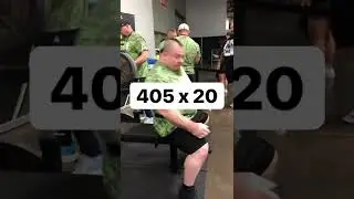Powerlifter Jimmy Kolb Smashed A 405 lbs Raw Bench Press With Insane 20 Reps