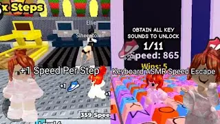  +1 Speed Per Step VS Keyboard ASMR Speed Escape