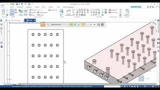 Solid Edge Trick and Tip: เทคนิคการบอกจำนวนรูในชิ้นงานที่กระจัดกระจายกัน