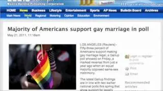 Majority Support Gay Marriage