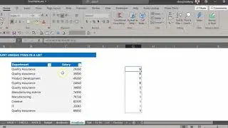 Count Unique Items in a List 2