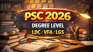 Day 6/90 Psc 2026/പഠനവും ജോലിയും/ Working women study vlog/ scert/Degree prelims 