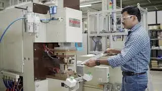AC Projection Welding for Room Heater (Fin to End Closure)