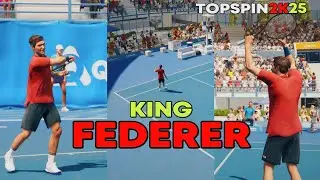 My best match with ROGER FEDERER | TOPSPIN2K25 | PS5