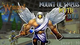 Solo MOUNT OLYMPUS Level 30 [FULL DUNGEON] (Wizard101 Full Game Crownless Challenge)