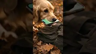 Hero Golden Retriever Finds Lost Phone and Leads to Life-Saving Rescue 🐕📱💛 #goldenretriever #phone #