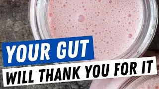 Probiotic Rich Sauerkraut Kefir Smoothie For Happy Gut