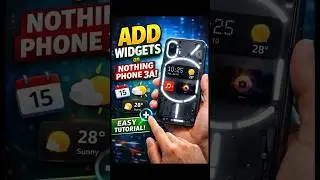 Game widgets in Nothing phone 3A | How to add widgets | Learn tricks and tips #mobile #tricks