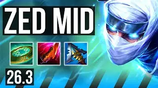 ZED vs MASTER YI (MID) | KR Master | 26.3