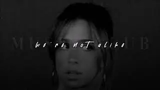 Tate McRae, we're not alike | sped up |