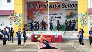 Aerobics performance independence day celebration 
