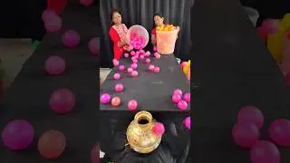 Roll Ball In Bucket Challenge #shorts